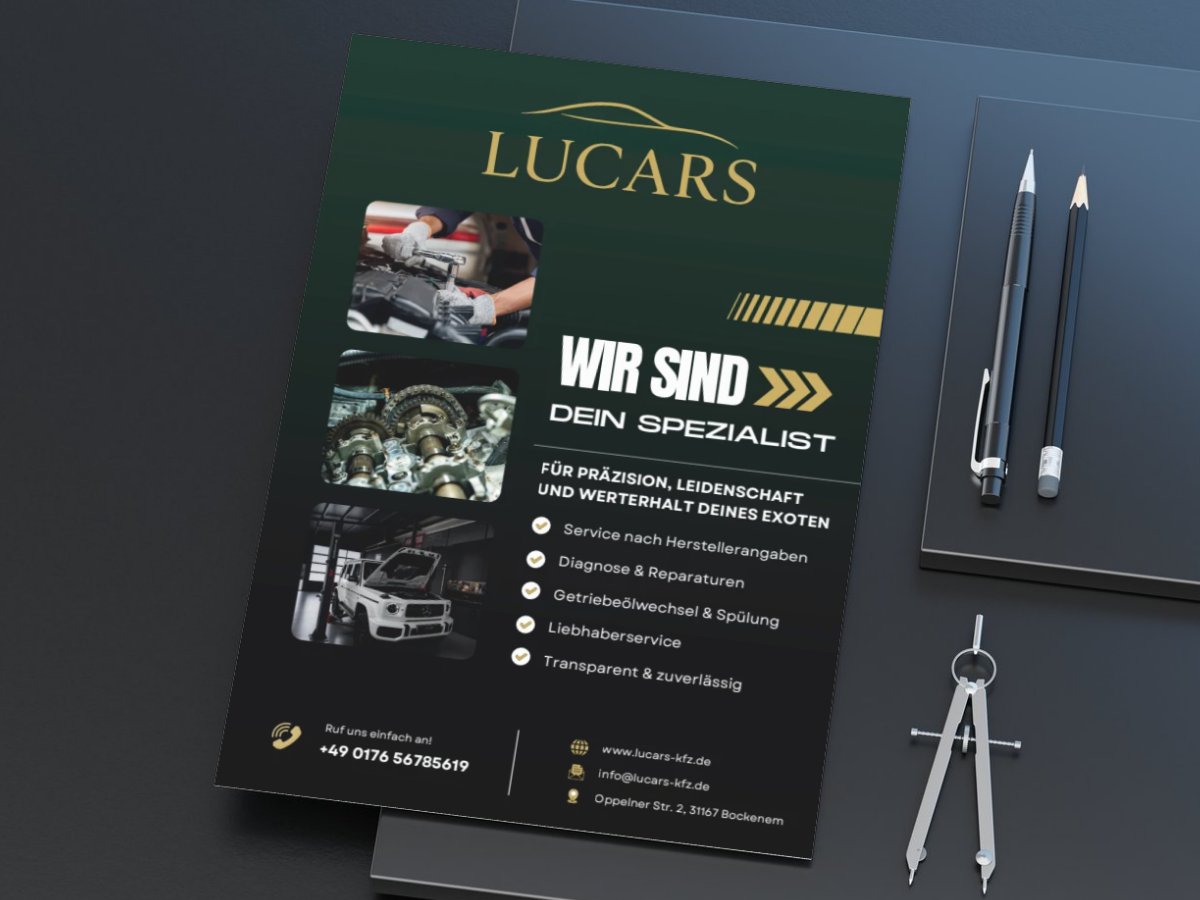 Grafikdesign-Referenz: Broschüren und Flyer